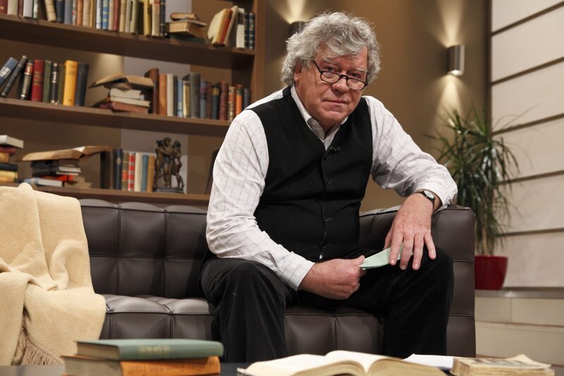 Tilman Spengler führt durch die Literaturgeschichte. – Bild: BR/​Foto Sessner