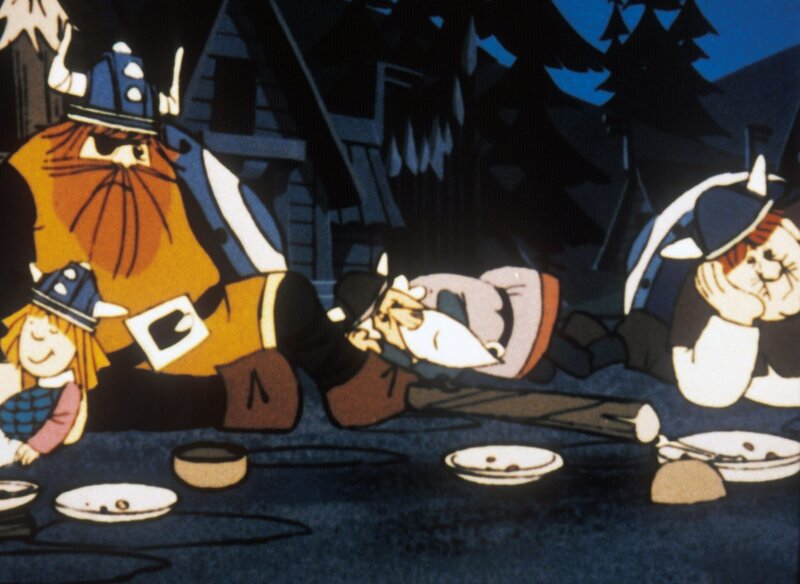 Krampfhaft versuchen die Wikinger einen Weg zu finden, wie sie ihre Steuerschulden loswerden können. – Bild: ORF/​Apollo Filmverleih