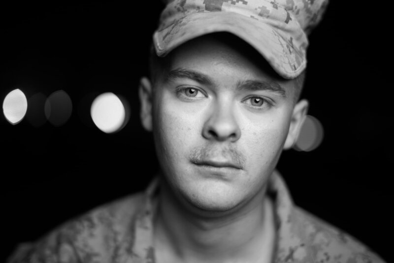 Helmand Province, Afghanistan – Marine Lance Corporal Anderson Elswick. – Bild: Cam Glendenning /​ National Geographic