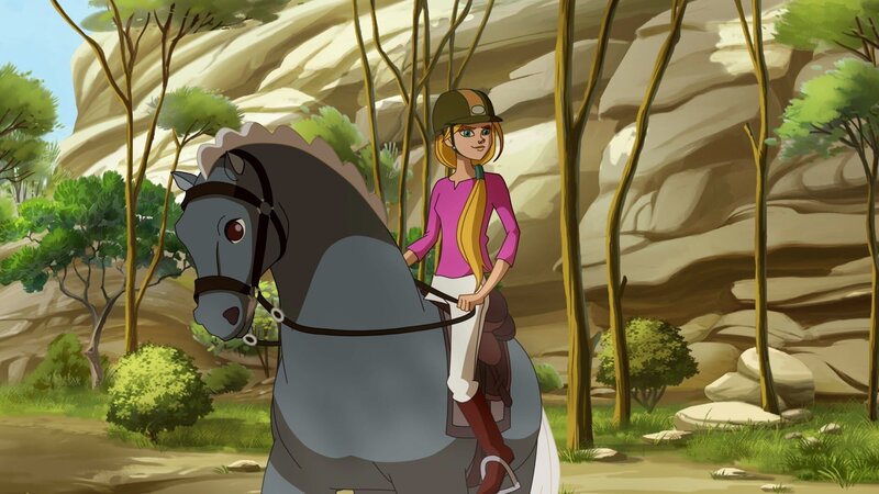 Durch die Provokationen von Samantha beschließt Anna, doch am Rennen teilzunehmen. – Bild: hr/​Tele Images