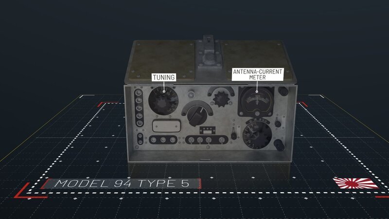 Model of a model 94 Type 5 Japanese radio. (National Geographic) – Bild: Copyright © The National Geographic Channel.