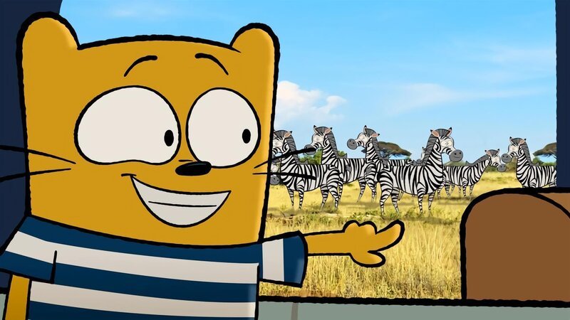 Ollie mit Zebras auf der Safari – Bild: BR/​Cottonwood Media