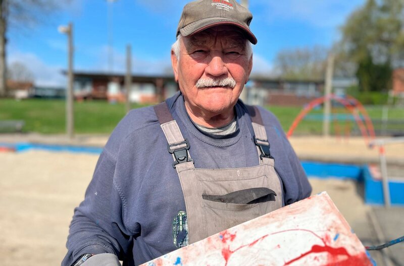 Ewald Pump ist Mann der ersten Vereinsstunde. – Bild: NDR