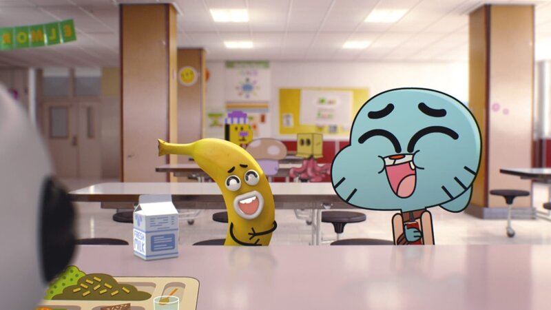 L-R: Banana Joe und Gumball – Bild: Cartoon Network