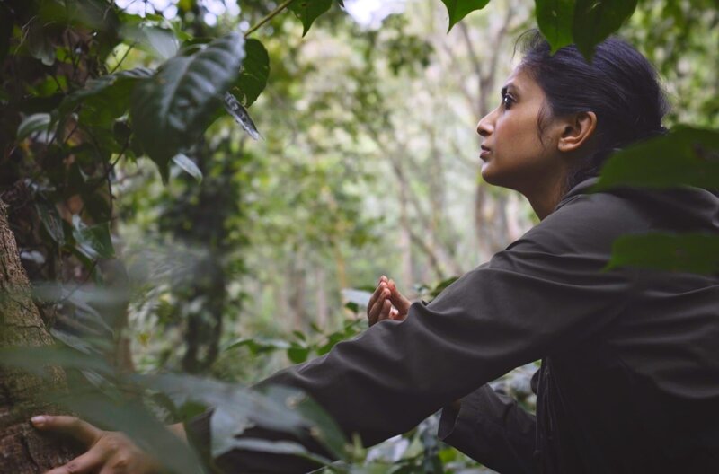 Nirupa Rao ist botanische Illustratorin. Sie zeichnet Pflanzen und Pflanzenteile möglichst detailgenau in ihrem natürlichen Umfeld. – Bild: Hashbir Singh/​ Keo Films /​ Karl Mullhollan/​Keo Films /​ Robyn Probin/​Keo Films