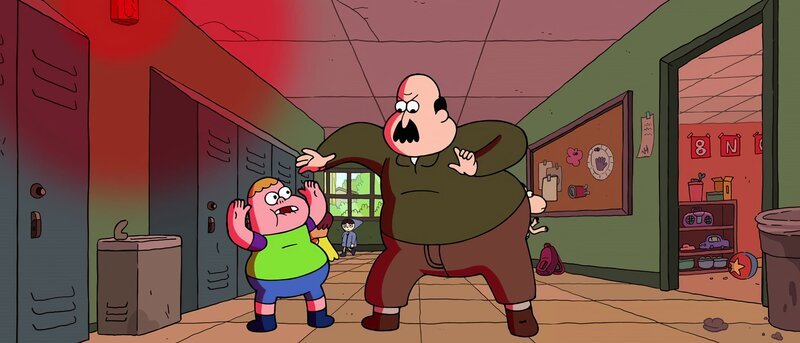 v.li.: Clarence, Mr. Reese – Bild: Cartoon Network Studios