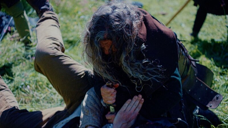 Ein Krieger tötet – Bild: zdf /​ © Big Media /​ THE HISTORY CHANNEL