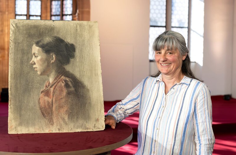 Mädchenportrait, vor 1900. – Bild: BR/​Ralf Wilschewski