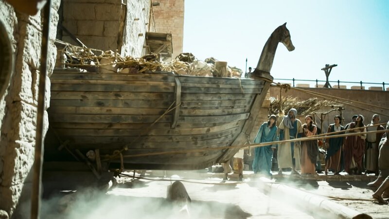 Das Trojanische Pferd ist eines der berühmtesten literarischen Motive. Einige Wissenschaftler glauben, dass es sich nicht um ein hölzernes Pferd, sondern ein Schiff gehandelt haben könnte. – Bild: ZDF