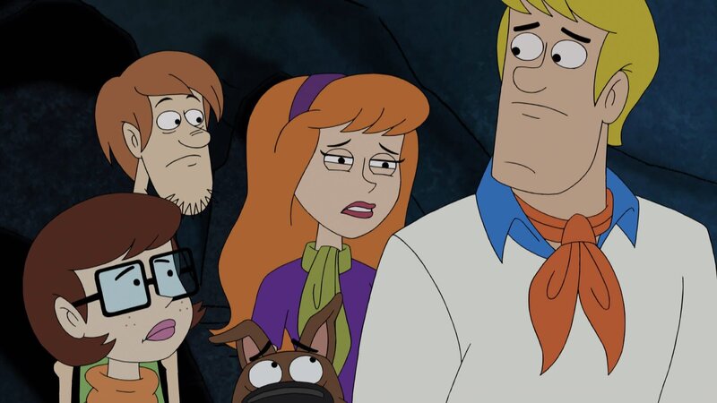 v.li.: Velma Dinkley, Shaggy Rogers, Scooby-Doo, Daphne Blake, Fred Jones – Bild: Warner Bros.