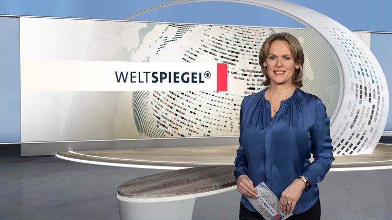Ute Brucker, Moderatorin der Sendung „Weltspiegel“. – Bild: SWR/​Patricia Neligan