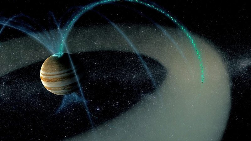 Das größte Magnetfeld aller Planeten im Sonnensystem besitzt der Jupiter. – Bild: Windfall Films Ltd.