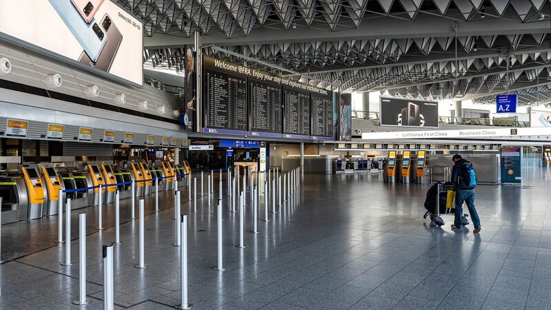 Der Frankfurter Flughafen befindet sich in einem eigenständigen Stadtteil von Frankfurt am Main. Er ist bereits jetzt der größte Flughafen in Deutschland. – Bild: WeltN24 GmbH