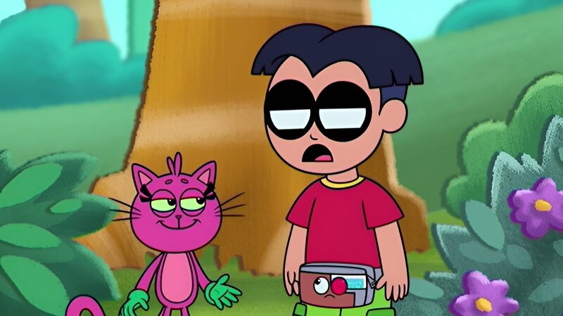 v.li.: Starfire, Robin, Cyborg – Bild: TM and The Cartoon Network, Inc. A WarnerMedia Company. All Rights Reserved.