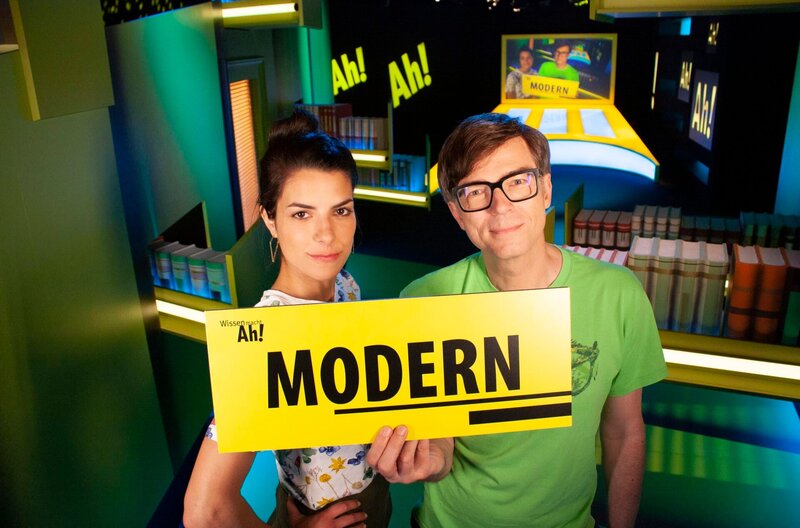 Ralph und Clarissa beschäftigen sich dieses Mal mit dem Thema „modern“. – Bild: BR/​WDR/​Thorsten Schneider