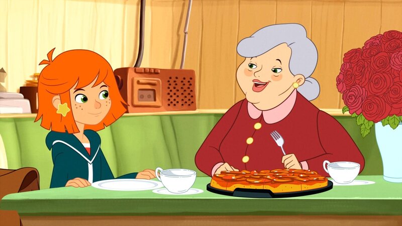 Lillis Oma ist begeistern von Lillis Tarte Tatin. – Bild: ORF/​DOR Film/​Trixter Productions, Vivatoon