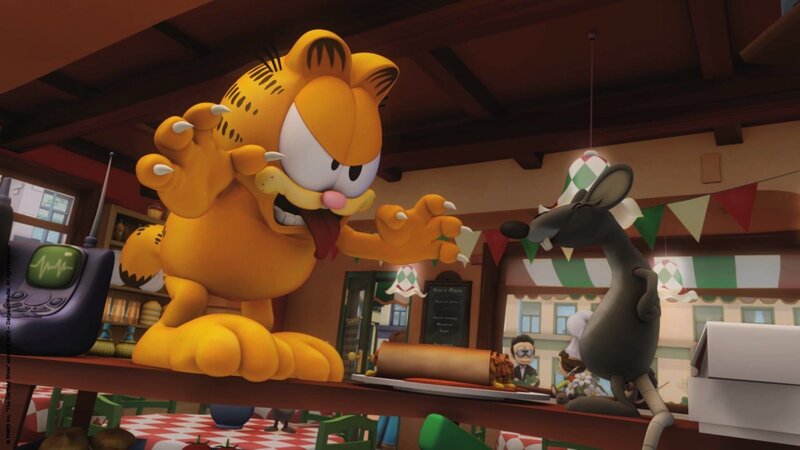 Garfield im Kampf gegen die Ratte – Bild: HR/​Dargaud Media/​MediaToon/​Paws Inc./​France 3