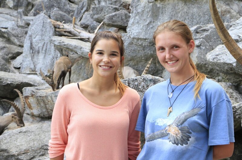 Im Alpenzoo Innsbruck trifft Anna Tierpflegerin Hanna und ihre Steinböcke. – Bild: BR/​Text + Bild Medienproduktion GmbH & Co. KG