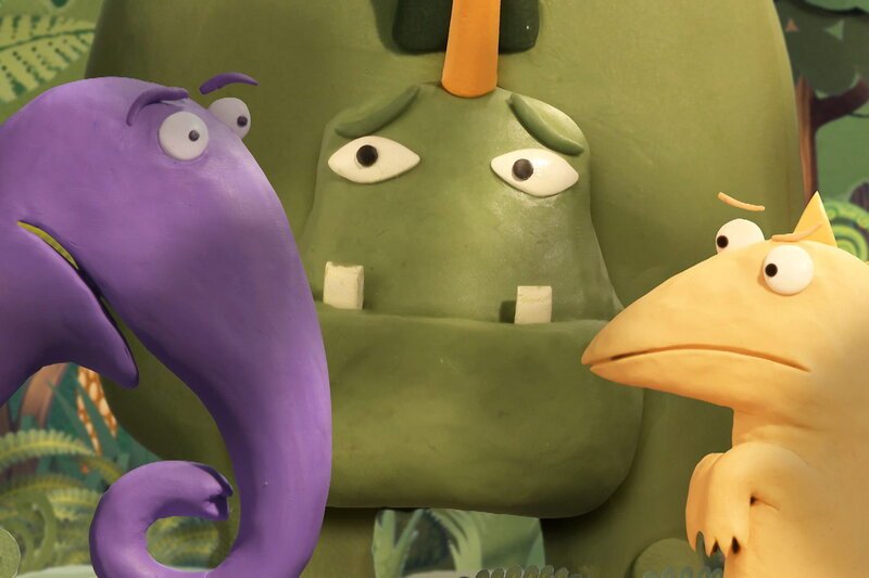 Guetnachtgschichtli Kiri und Lou Staffel 1 Folge 4 Liri und Lou mit einem unsichtbaren Freund. – Bild: SRF1 Guetnachtgschichtli Kiri und Lou Staffel 1 Folge 4 Liri und Lou mit einem unsichtbaren Freund. – Bild: SRF1