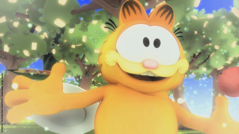 Garfield im Lasagneglück. – Bild: HR/​Dargaud Media/​MediaToon/​Paws Inc./​France 3