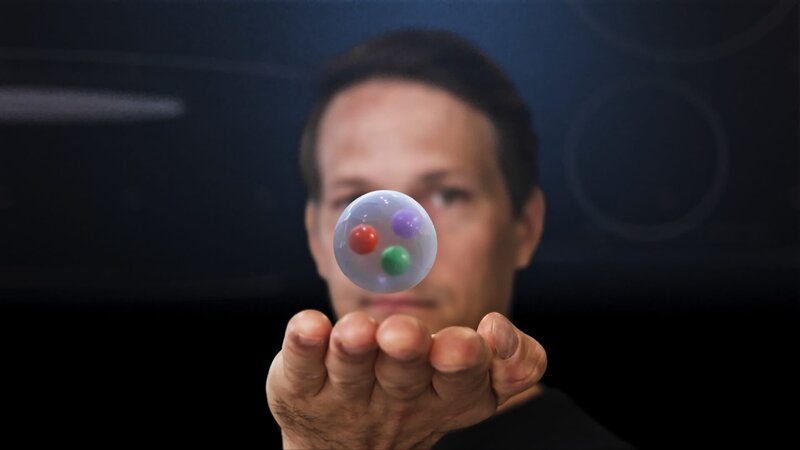 Wie Elementarteilchen uns die Welt erklären. – Bild: Gordon Volk und Felix Koziol /​ ZDF