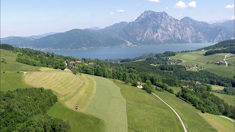 Traunsee mit Traunstein im Hintergrund. – Bild: ORF/Hans Jöchler Traunsee mit Traunstein im Hintergrund. – Bild: ORF/Hans Jöchler