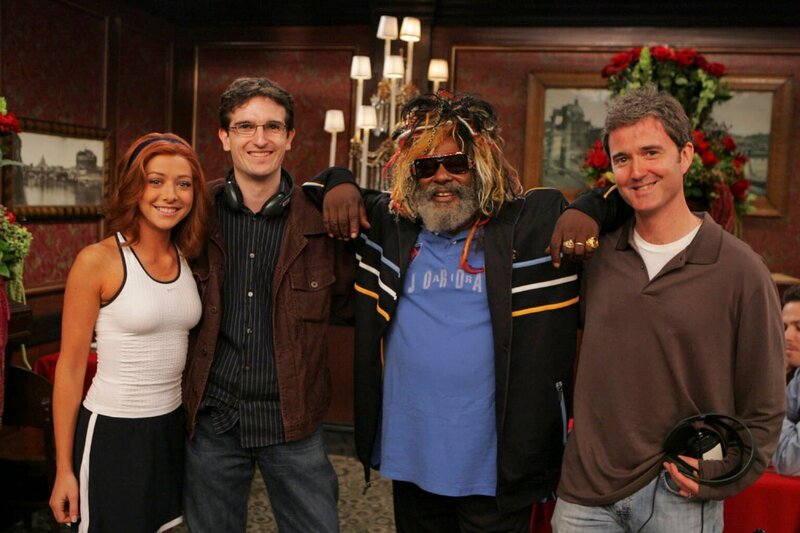 Bei den Dreharbeiten zu „How I met your mother“ … – Bild: 20th Century Fox International Television