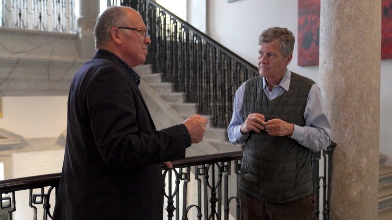 Karl Hohenlohe (r.) im Interview mit Erwin Dubrovic. – Bild: ORF/​KMH