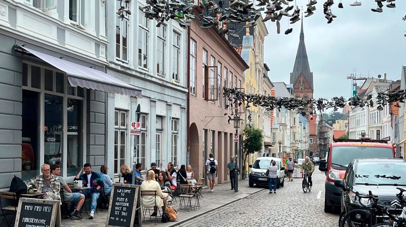 Die Norderstraße in Flensburg – Bild: NDR/​Jela Hennig