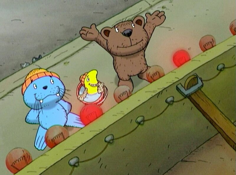 und der Traum von Amerika, Folge 25 am Sonntag um 05:55 Uhr vom NDR im Ersten. Die Vier machen sich auf in das Land ihrer Träume – nach Amerika. Dort angekommen, sieht die Wirklichkeit ganz anders aus. – Bild: NDR/​Papa Löwe Filmproduktion