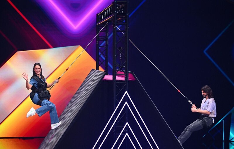 Carolin Kebekus (l.); David Kebekus (r.) – Bild: ProSieben /​ Willi Weber