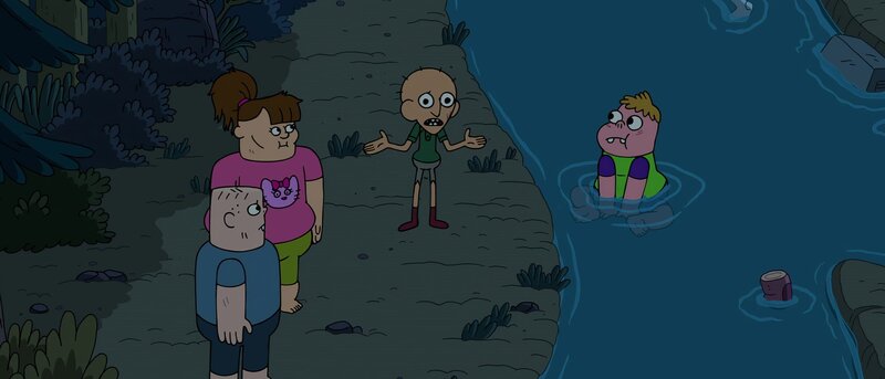 v.li.: Nathan, Amy, Sumo, Clarence – Bild: Cartoon Network Studios