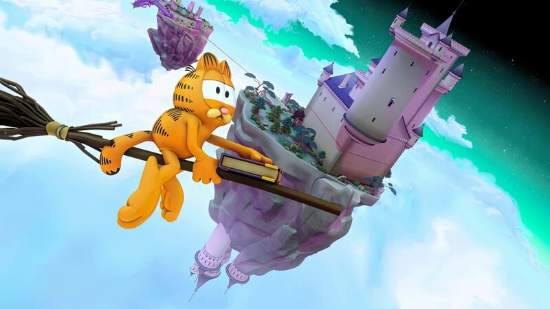 Garfield auf dem Weg zur Hexenschule – Bild: ORF/​Mediatoon/​Dargaud Media/​Paws Inc.