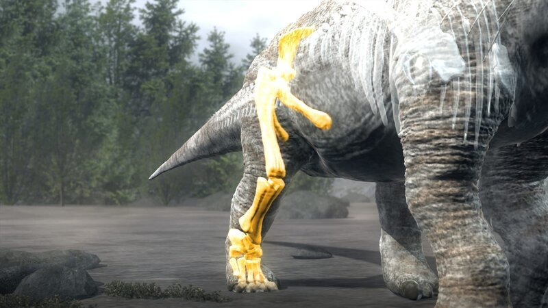 Große Dinosaurier wie Brachiosaurus, Diplodocus oder Supersaurus gehören zu den größten Wirbeltieren, die jemals auf der Erde gelebt haben. Ihre Existenz ist gut dokumentiert. Doch Phil Manning fragt sich, ob es nicht vielleicht noch größere Saurier gegeben haben könnte. Mit Hilfe von Ultraschall, Erkenntnissen der Raketenforschung und der Finite Element Analysis, einer mathematische Methode, die üblicherweise in der Physik oder im Bereich der Ingenieurswissenschaften verwendet wird, begibt sich der Dino-Forscher auf die Suche nach den größten Landbewohnern aller Zeiten. Ob er dabei fündig … – Bild: National Geographic