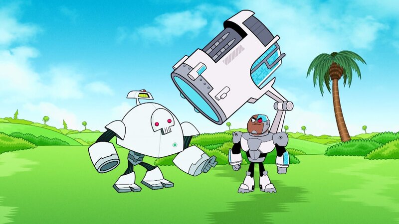 Cyborg (r.) – Bild: Cartoon Network