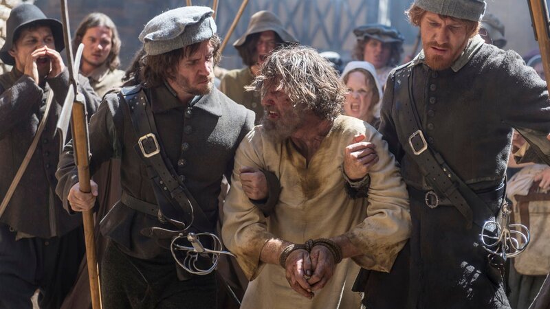 Tyndale was sentenced to the punishment for what they called an obstinate heretic. The punishments for heresy in the early modern world seemed utterly cruel and barbaric and what the Church wanted to do was to threaten people with ruthless bitter punishments and have them then say I was wrong, I’m sorry. I should have been a good Catholic and he refused to do that.  Poor William Tyndale paid for his convictions with his life.  But the ideas that he unleashed had a whirlwind effect on the development of the Protestant reformation.  (photo credit: National Geographic) – Bild: National Geographic