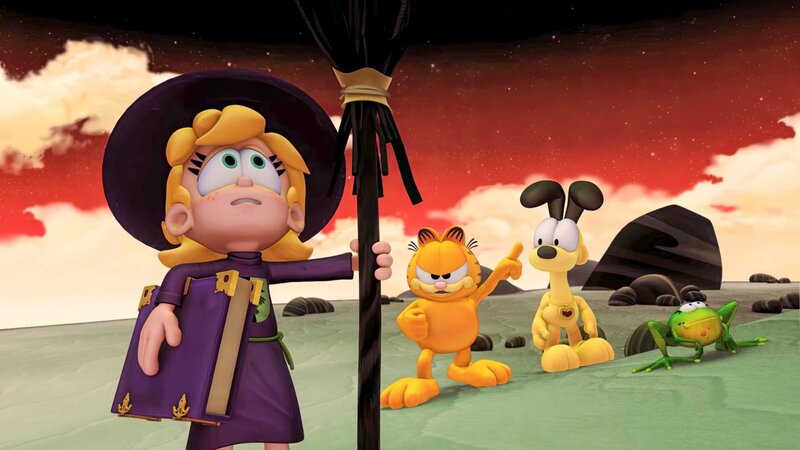 Nachwuchs-Hexe Abigail versucht sich an einem Zauberspruch. – Bild: ORF/​Mediatoon/​Dargaud Media/​Paws Inc.