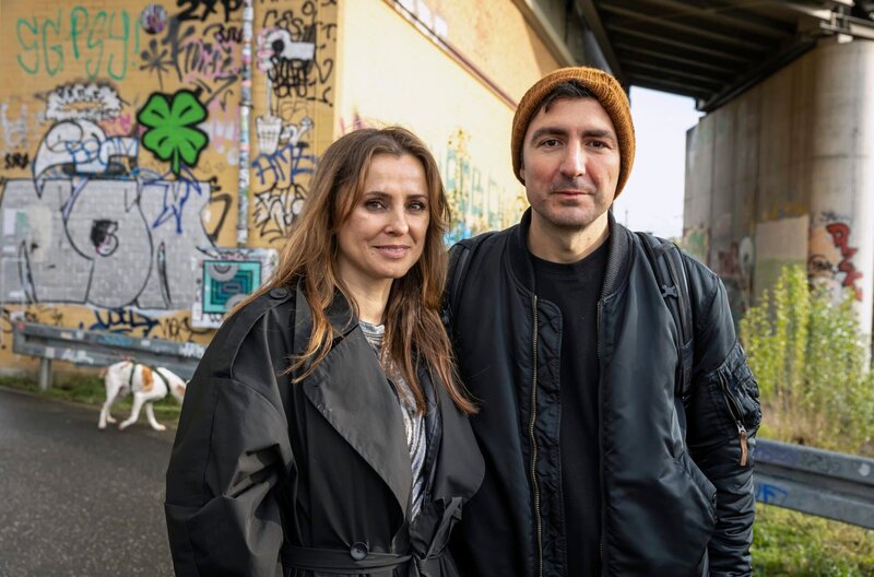 Jagoda Marinic trifft Regisseur Ilker Catak. – Bild: HR/​Carlos Fuchs