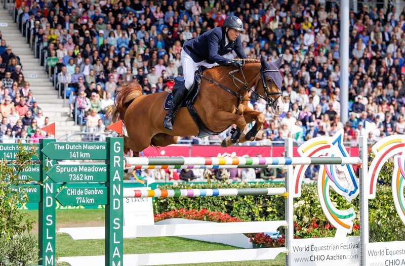Die Elite des Reitsports kämpft heute um den "Nationenpreis". - (Archivfoto CHIO 2024: Andre Thieme (GER), DSP Chakaria Rolex Grand Prix - Stechen / Jump-Off Der Große Preis von Aachen) – Bild: WDR/​IMAGO/​Stefan Lafrentz