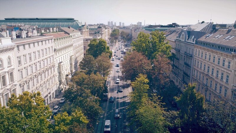 Ringstraße. – Bild: BR, ORF, Neulandfilm