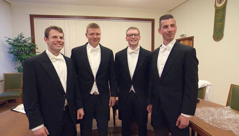 Sie sind die Ordnungshüter des Festes: Die Bruchmeister 2016. – Bild: NDR/​video:arthouse/​Reinhard Bettauer