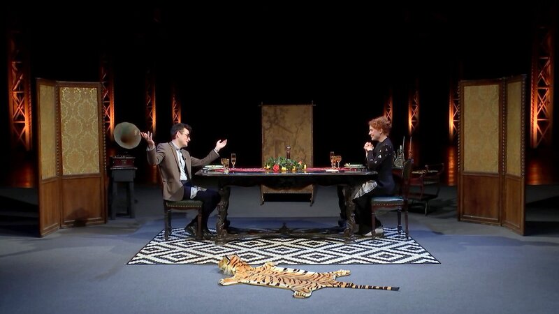 Manuel Rubey, Christoph Fälbl, Lisa-Lena Tritscher. – Bild: ORF/​ORF III