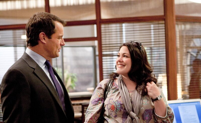 Josh Stamberg (J. Parker), Brooke Elliott (Jane Bingum). – Bild: ORF/​Sony Pictures/​Bob Mahoney