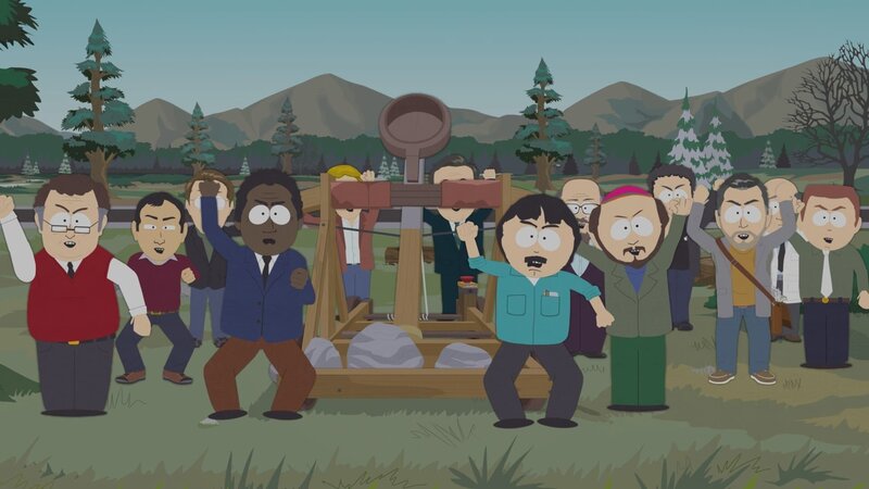 Randy (vorne, 2.v.r.), Gerald (vorne, r.) – Bild: Paramount