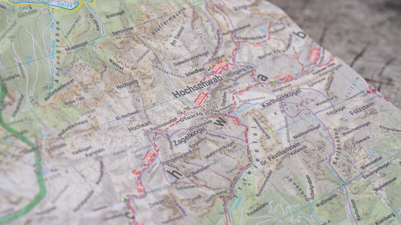 Wanderkarte Hochschwab. – Bild: ORF/​METAFILM