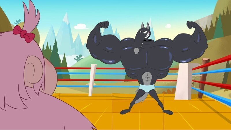 Ob sich Wolf im Judowolf beweisen kann? – Bild: KiKA/​Samka Productions