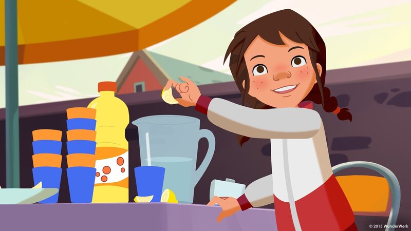 Tara hat sich den Fuß verknackst. Deshalb ist sie beim Sponsored Run aber noch lange nicht untätig. – Bild: ZDF/​WunderWerk