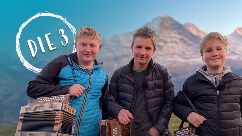 Die 3 – Mika, David und Severin – Bild: hr/​Marco Giacopuzzi