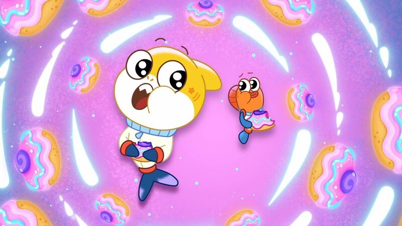 v.li.: Baby Shark, William – Bild: Paramount