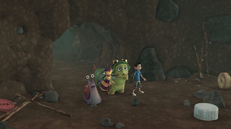 Die Insectibles machen eine unglaubliche Entdeckung. – Bild: KiKA/​One Animation PTE LTD.